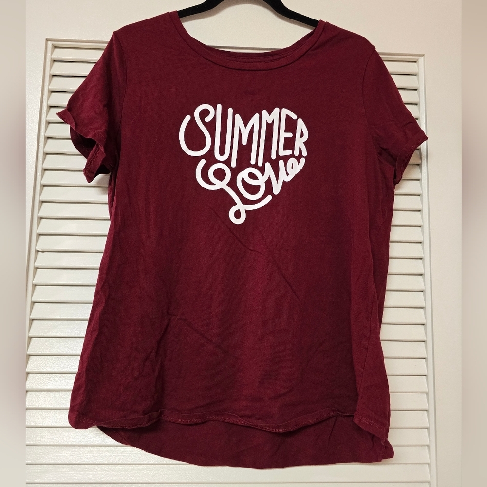 Old Navy - Summer Love Graphic Short-Sleeve 100% Cotton Top